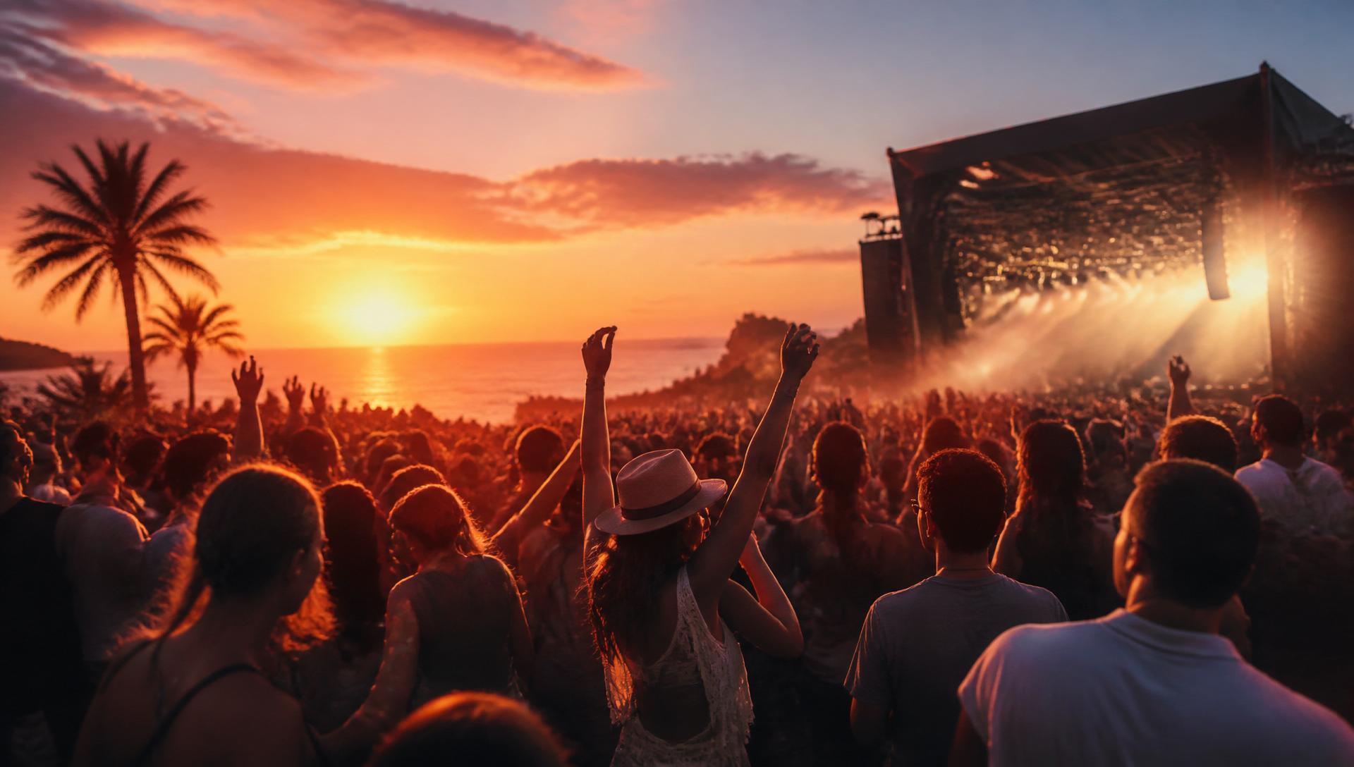 Mallorca Open Air bei Sonnenuntergang